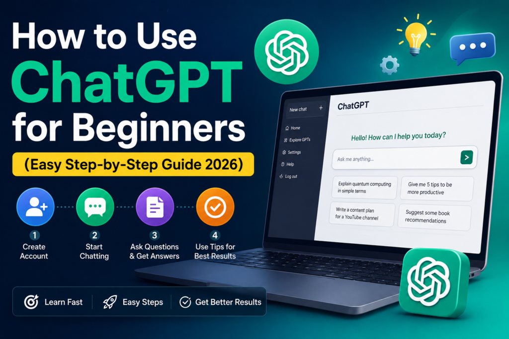 how to use chatgpt for beginners step by step guide 2026