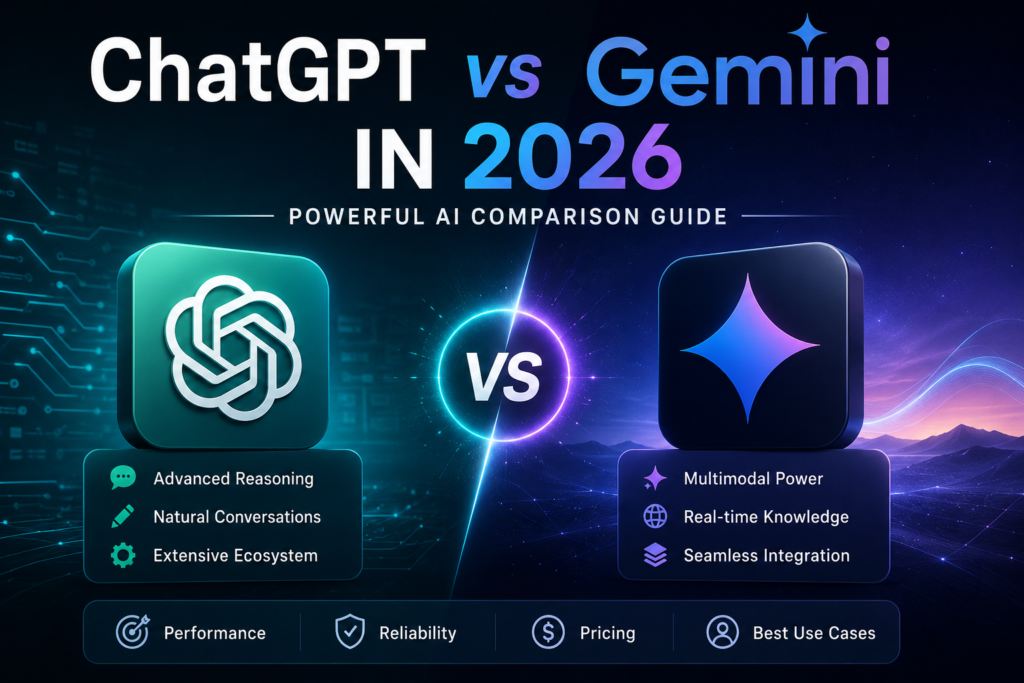 chatgpt vs gemini ai comparison in 2026