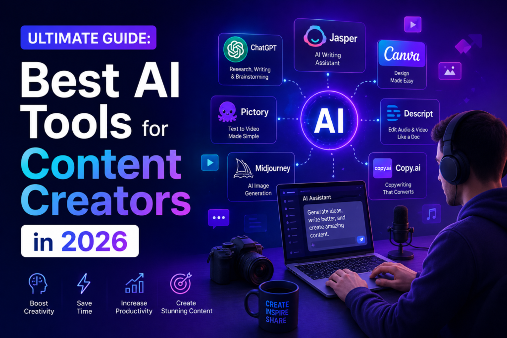 best AI tools for content creators in 2026