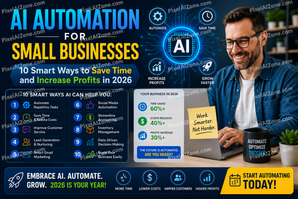 AI automation for small businesses improving productivity and profits