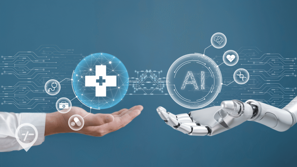 AI in Pakistan healthcare showing rural clinics using AI-powered diagnostic tools