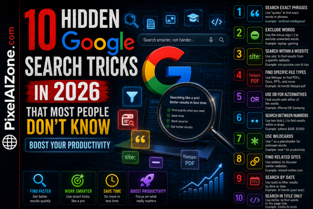 hidden google search tricks and tips to improve search results in 2026