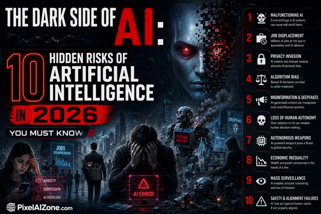 hidden risks of artificial intelligence and AI dangers in 2026