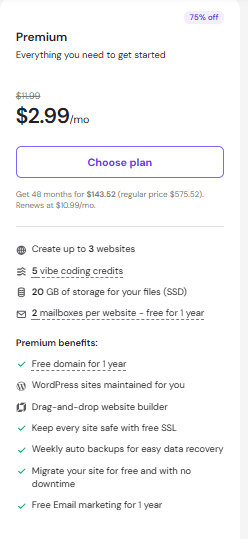 Hostinger Review 2026: Why This is the Best Hosting for Small Businesses & Beginners screenshot 2026 06 26 121437