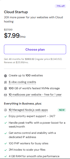 Hostinger Review 2026: Why This is the Best Hosting for Small Businesses & Beginners screenshot 2026 06 26 121623