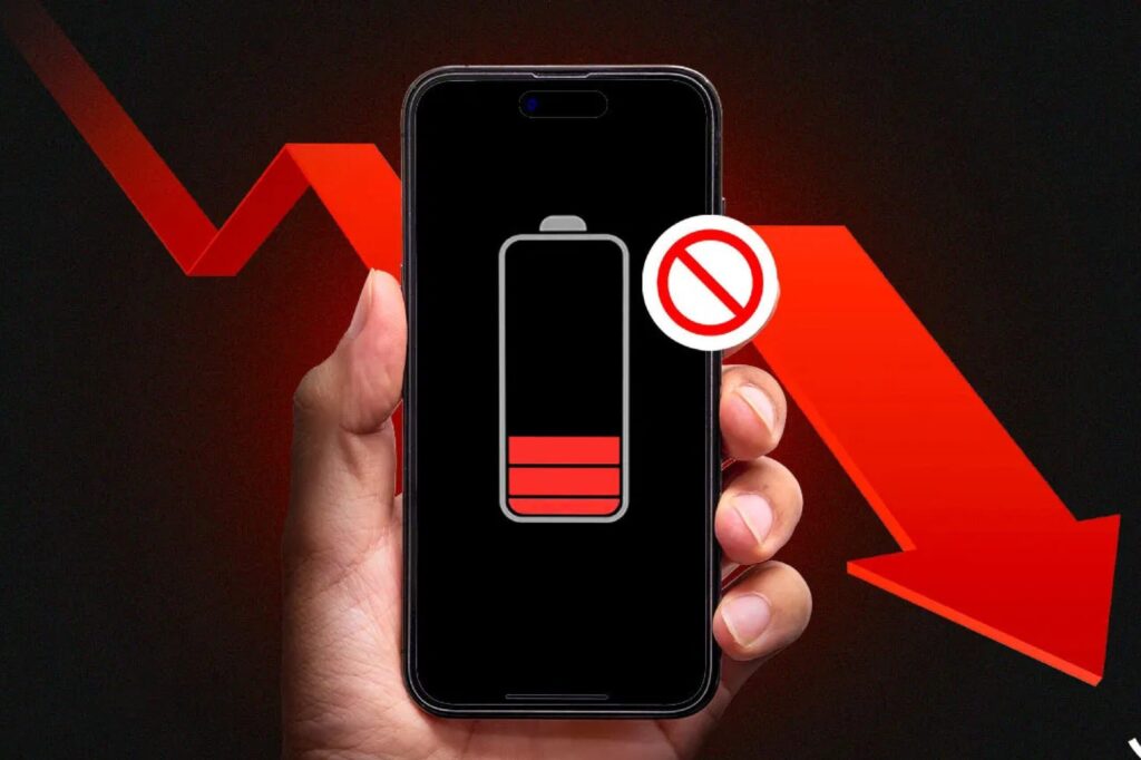phone hacked signs battery drain and malware warning