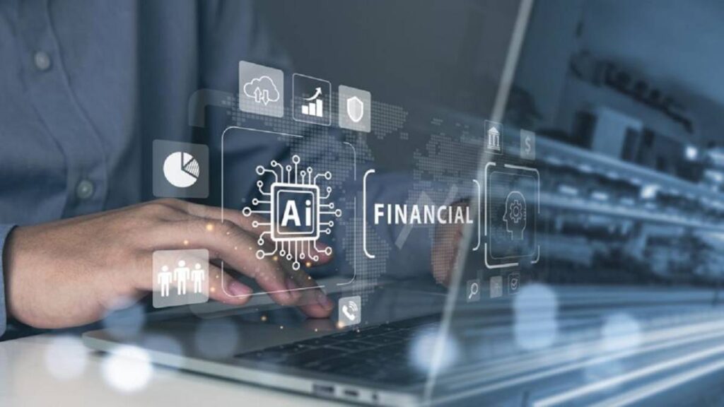 AI-powered finance Pakistan showing digital transformation in banking and financial sector with growth charts