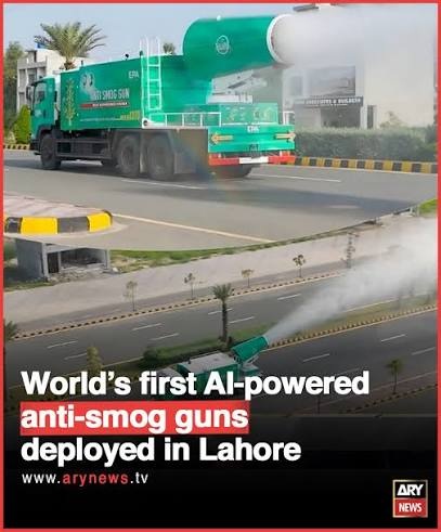 "AI in Climate Change 2026: Powerful Strategies for Disaster Management in Pakistan" AI-Guided Anti-Smog Guns