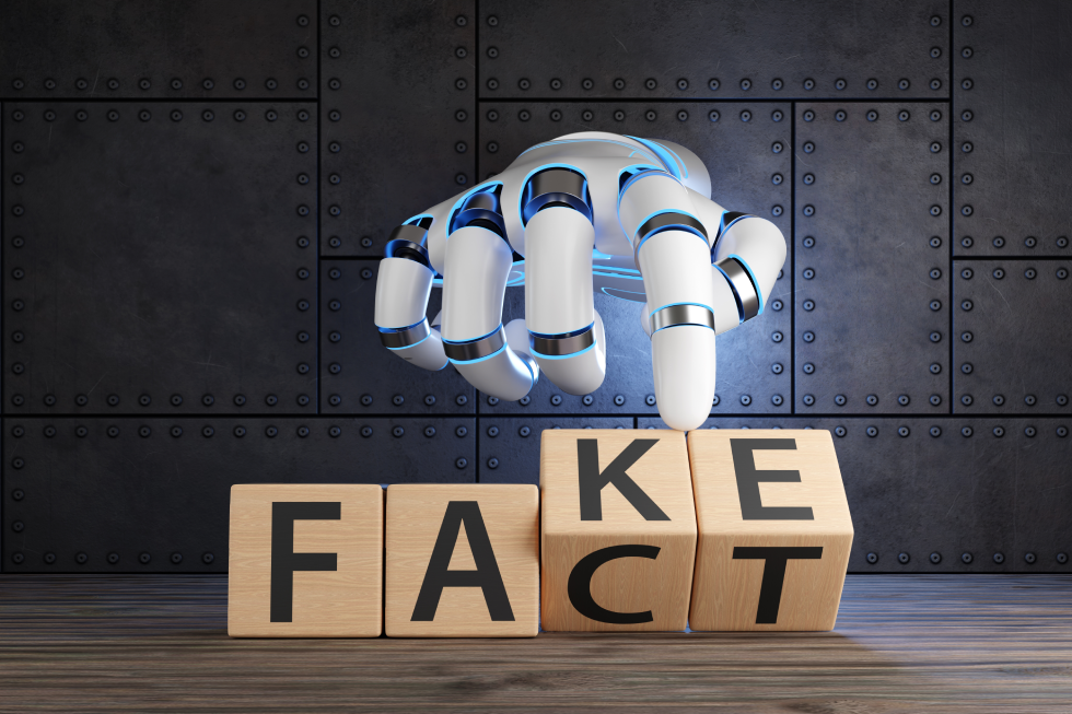 AI hallucination showing incorrect facts and fake statistics that destroy content credibility